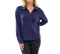 Tribal Women's Johnny Collar Top