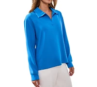 Tribal Women's Johnny Collar Top