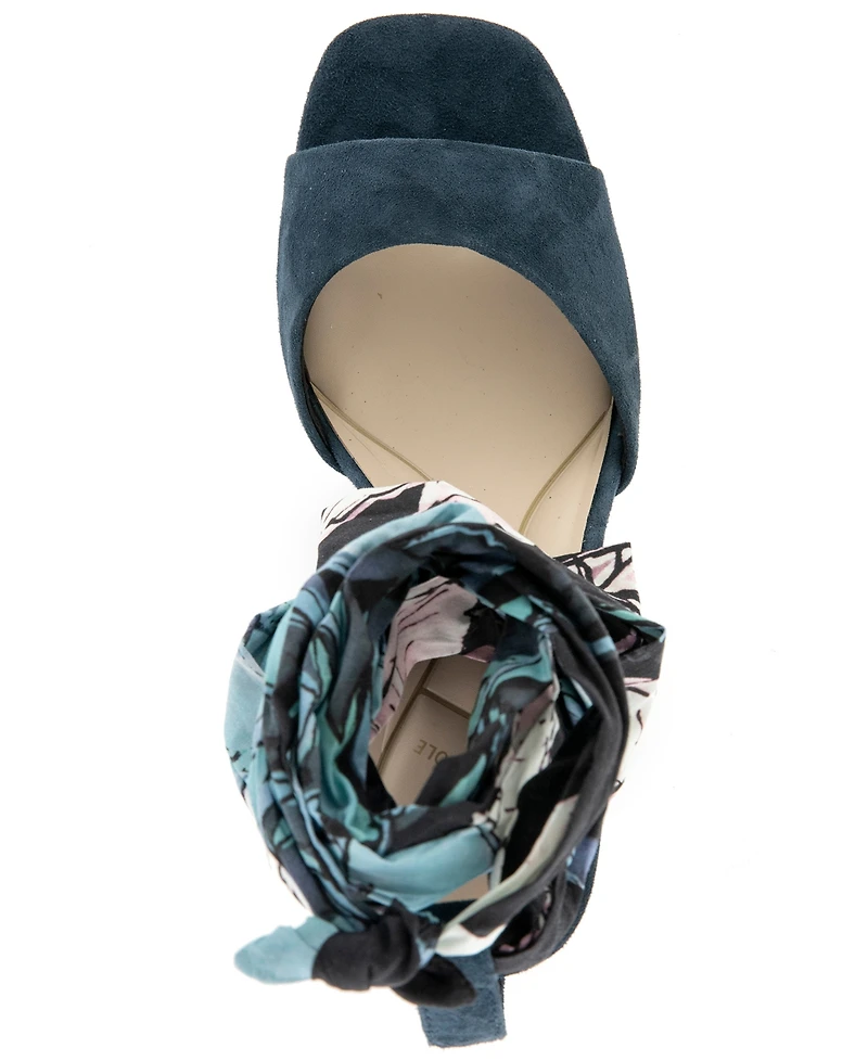 Kenneth Cole New York Women's Fabia Ankle-Wrap Wedge Sandals