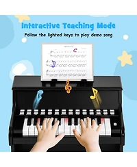 Mecale 25-Key Kids Piano Keyboard with Teaching Mode, Adjustable Speed & Volume for Easy Learning