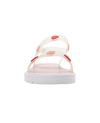 Bebe Girls Pcu sandal with strawberry charms