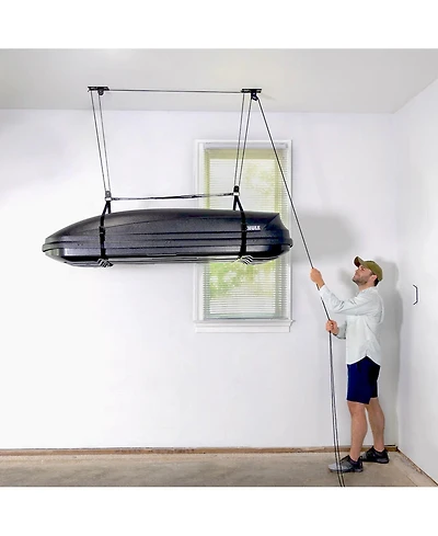 StoreYour Cargo Box Hoist | Holds up to 150 lbs | Up to 14' Lift