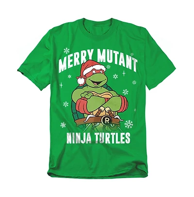 Teenage Mutant Ninja Turtles Men's Merry Christmas T-Shirt