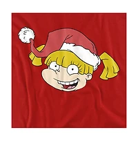 Rugrats Men's Angelica Santa Hat T-Shirt
