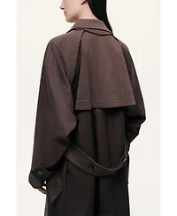 Nocturne Women's Single-Breasted Trench Coat