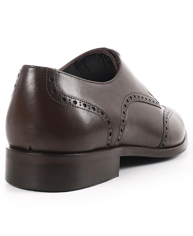 Vellapais Men's Wingtip Lace-Up Dress Shoes