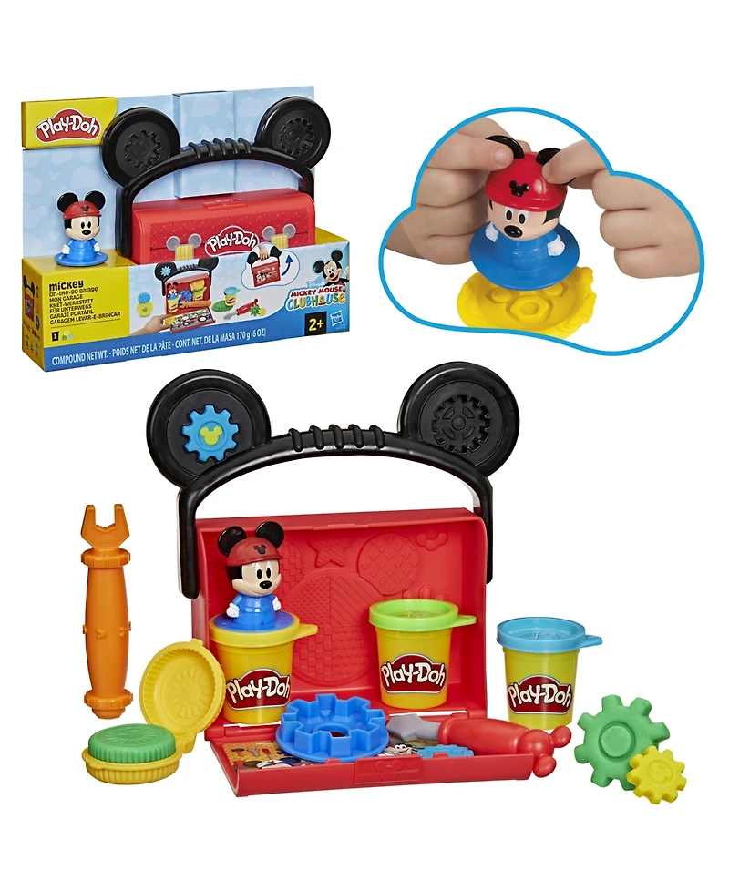 Play-Doh Disney Junior Mickey Mouse On-the-Go Garage Playset