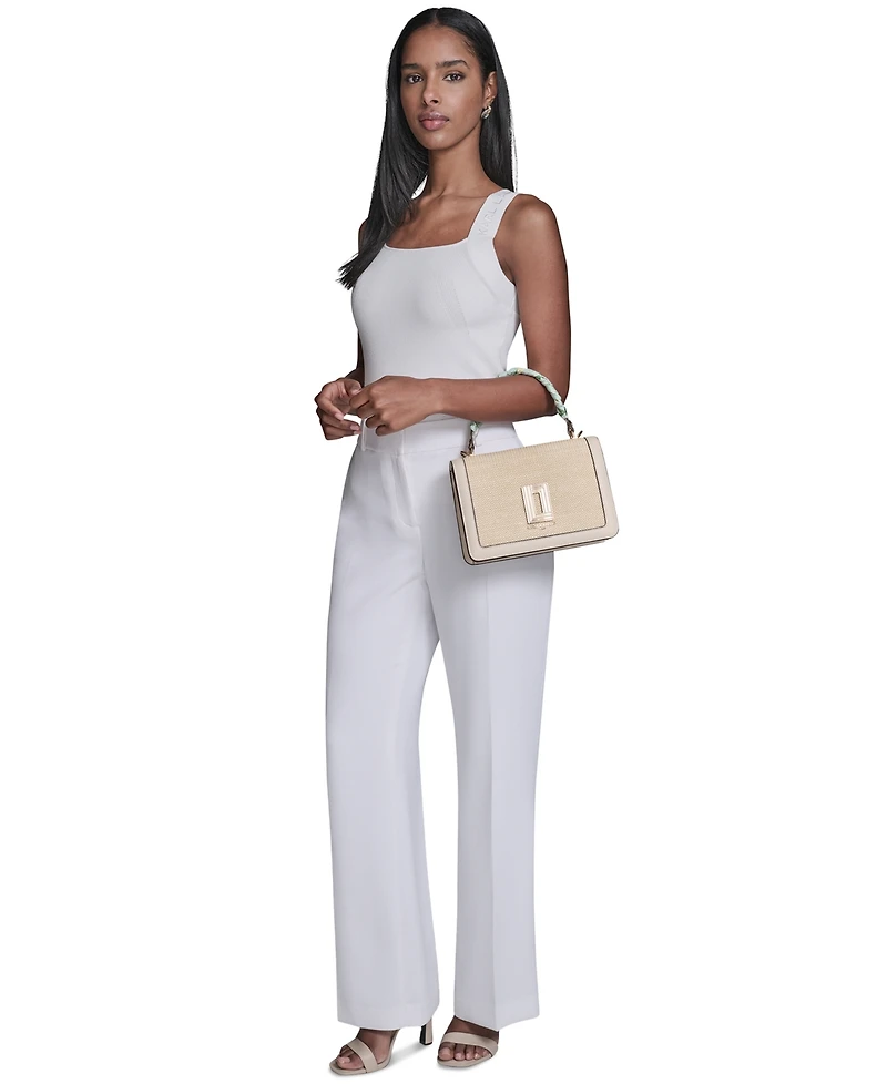 Karl Lagerfeld Paris Simone Crossbody Satchel Bag