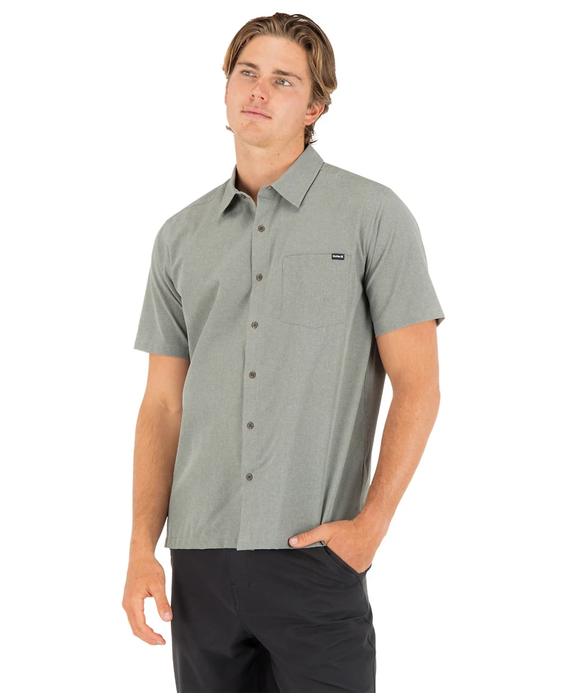 Hurley Men's Phantom Flow Rincon Short-Sleeve Shirt