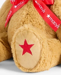 Macy's 11"H Macy's Sitting Plush Bear, Macy's Exclusive