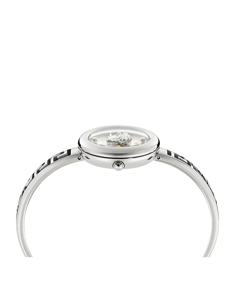 Versace Women's Medusa Eclipse Silver Stainless Steel Bracelet Watch, 28mm