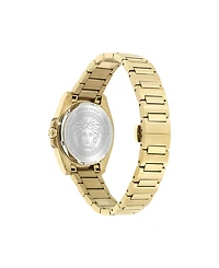 Versace Women's Greca Pulse Ip Yellow Gold Bracelet Watch, 36mm