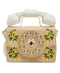 Betsey Johnson Scored Mini Crossbody Bag