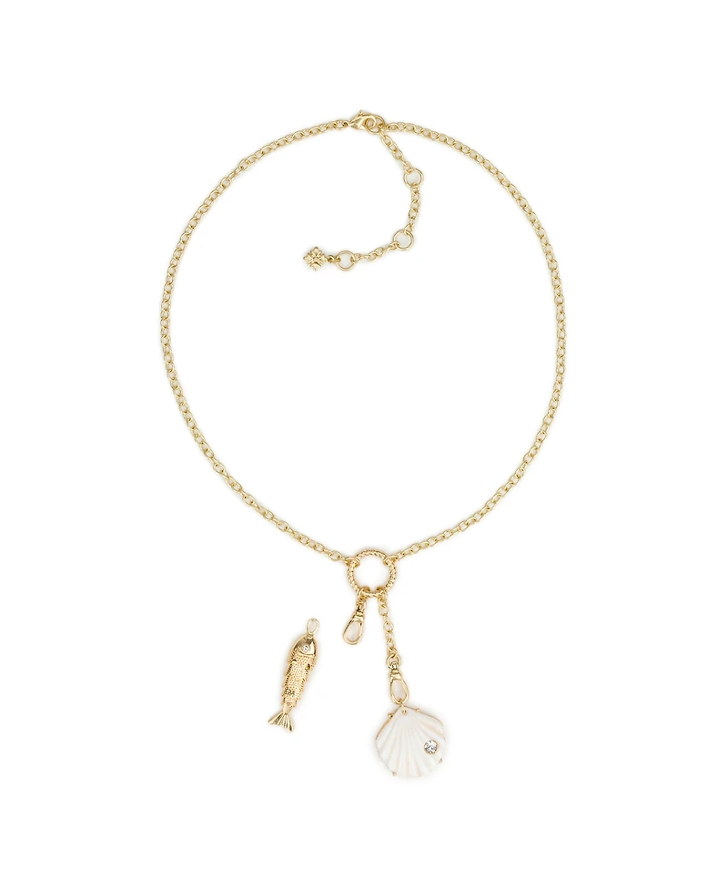 Patricia Nash Gold-Tone Plated Removable Charm Necklace