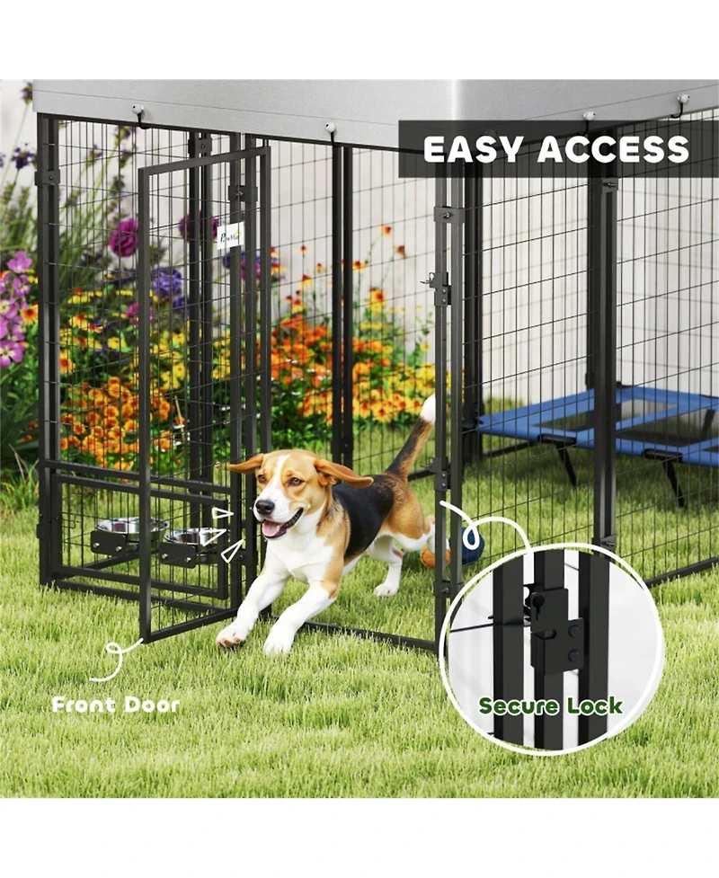 Aostirmotor Large Outdoor Dog Kennel, Spacious Animal Shelter