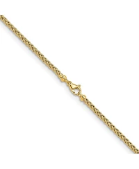 Curata Jewelry Solid Hollow Italian 7.5 Inch 3.1mm Wide Woven Spiga Link Bracelet