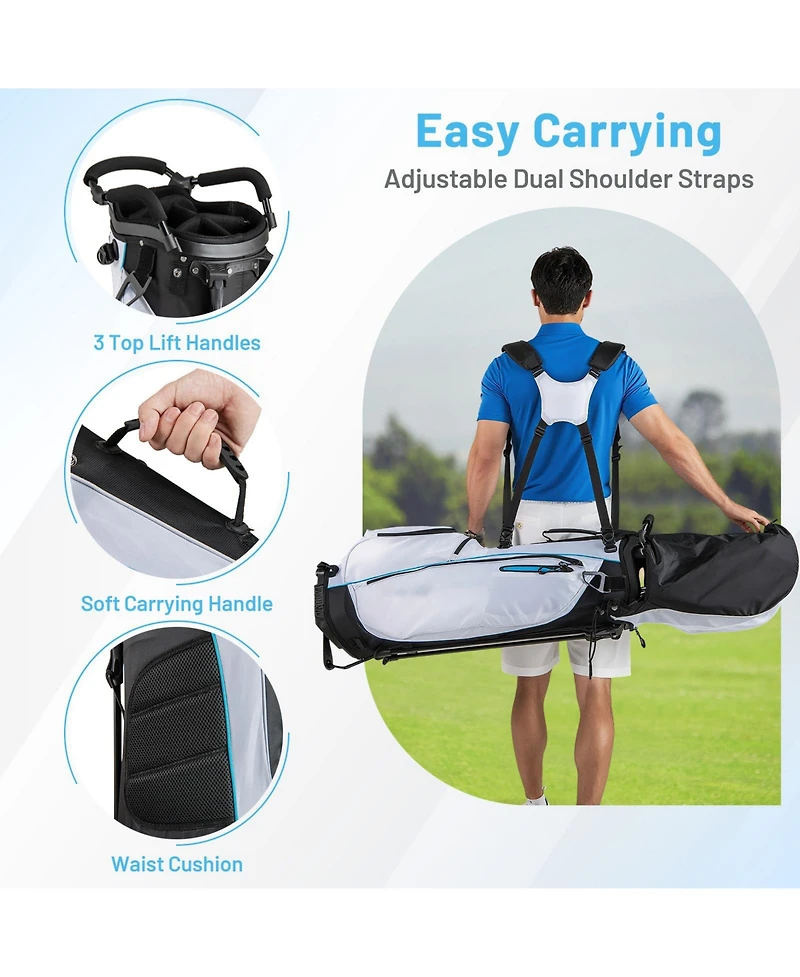 Mecale Men s Complete Golf Club Set with Stand Bag
