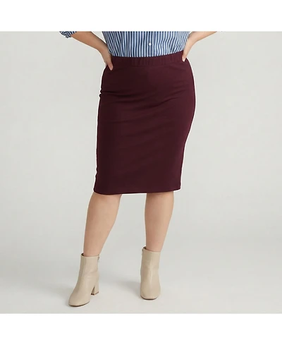 Universal Standard Plus Danube Ponte Skirt
