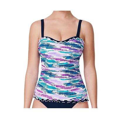 Gottex Women's Canva Tricolore E-Cup Tankini Top