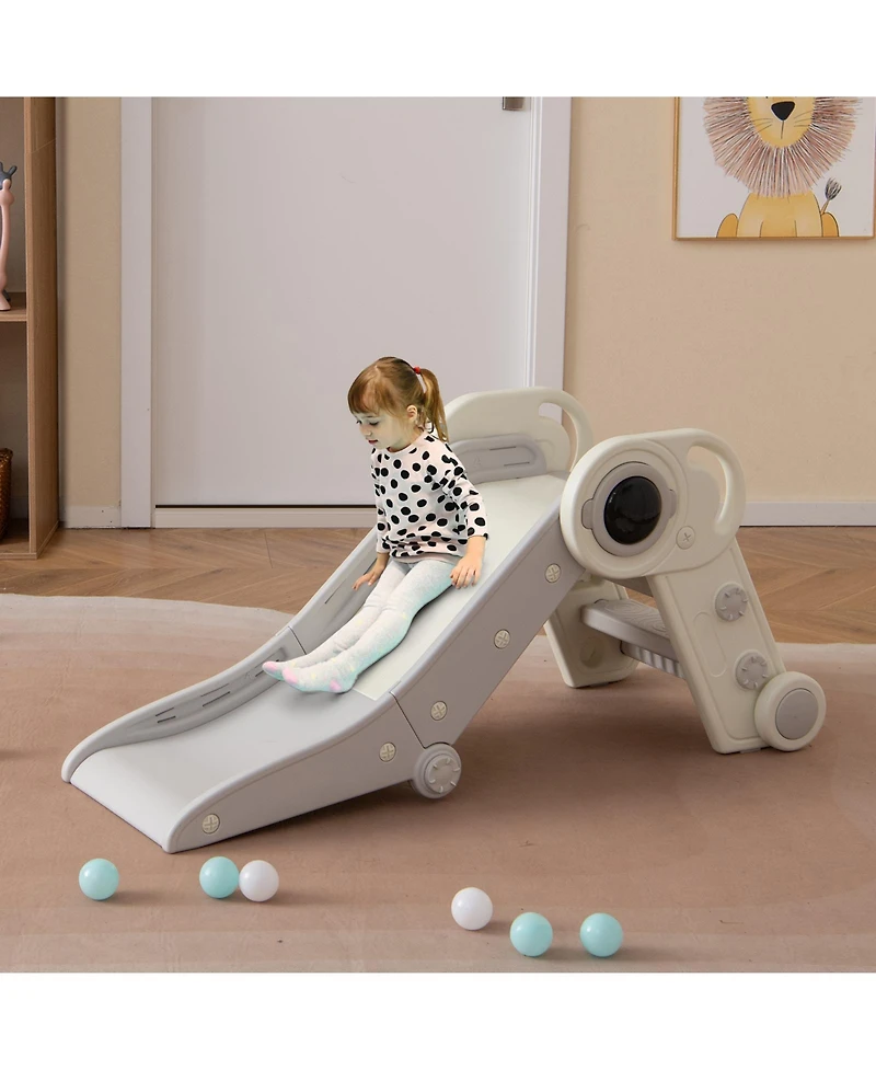 Mecale 2-in-1 Baby Slide and Climber for Toddlers, 18+ Months