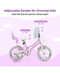 Mecale Girls' Bike with Doll Seat and Streamers