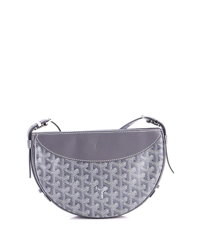 Pre-Owned Goyard Hirondelle Shoulder Bag Coated Canvas and Leather