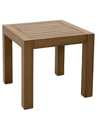 Agio Vera 22" Aluminum Outdoor End Table, Created for Macy's