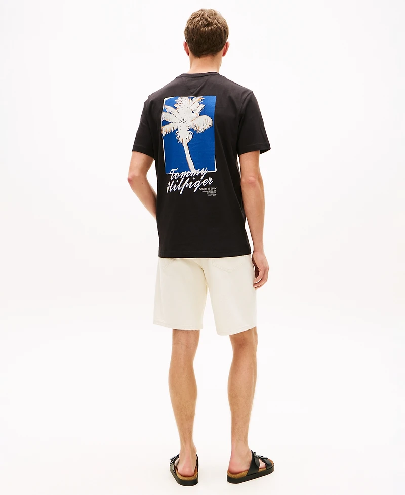 Tommy Hilfiger Men's Palm Print Photo T-Shirt