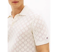 Tommy Hilfiger Men's Short-Sleeve Pointelle Polo Shirt