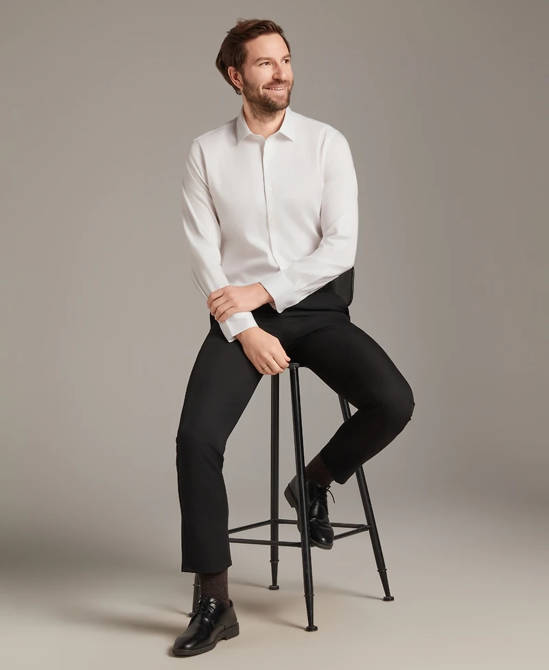 Bar Iii Men's Diamond Dobby Slim Fit Dress Shirt, Macy's Exclusive