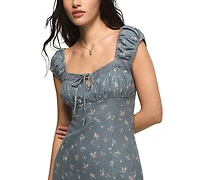 Lucky Brand Women's Sweetheart Cap Sleeve Midi Slip Dress