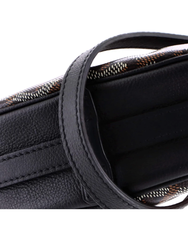 Pre-Owned Goyard Hirondelle Shoulder Bag Coated Canvas and Leather