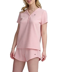Tommy Hilfiger Women's 2-Piece Henley and Boxer-Set