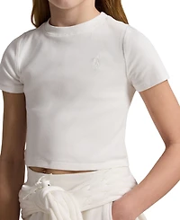 Polo Ralph Lauren Girls' 7-16 Ribbed Boxy T-Shirt