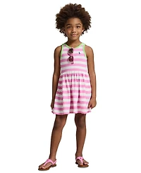 Polo Ralph Lauren Girls' 2T-6X Striped Cotton Jersey Dress
