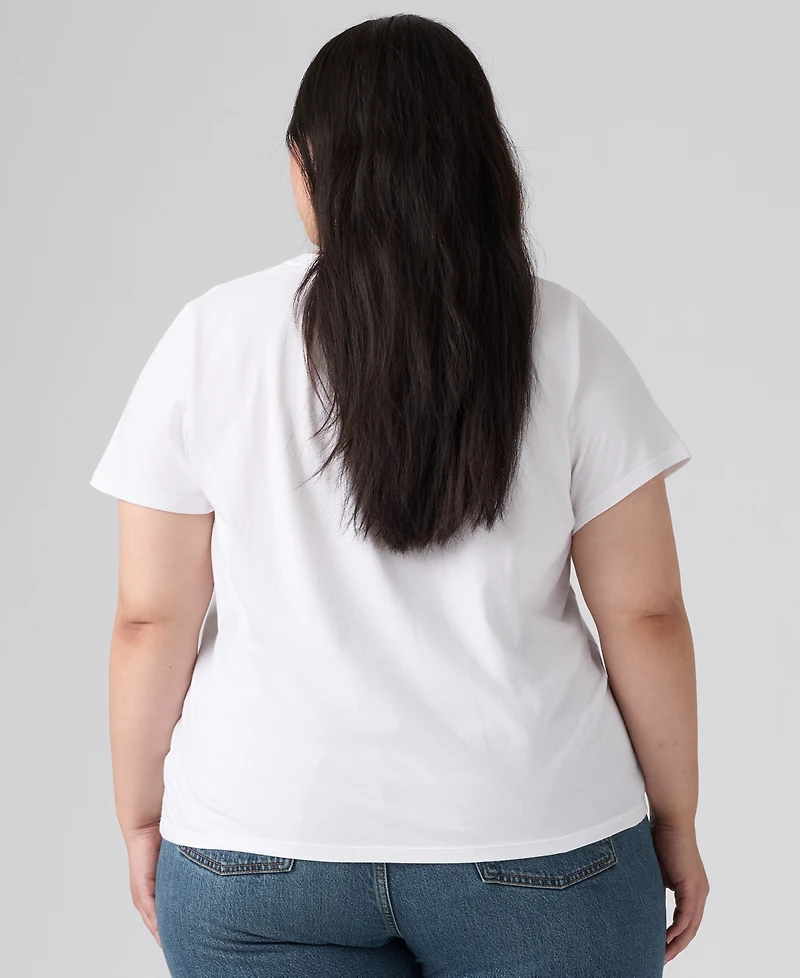 Levi's Trendy Plus Perfect Logo Cotton T-Shirt