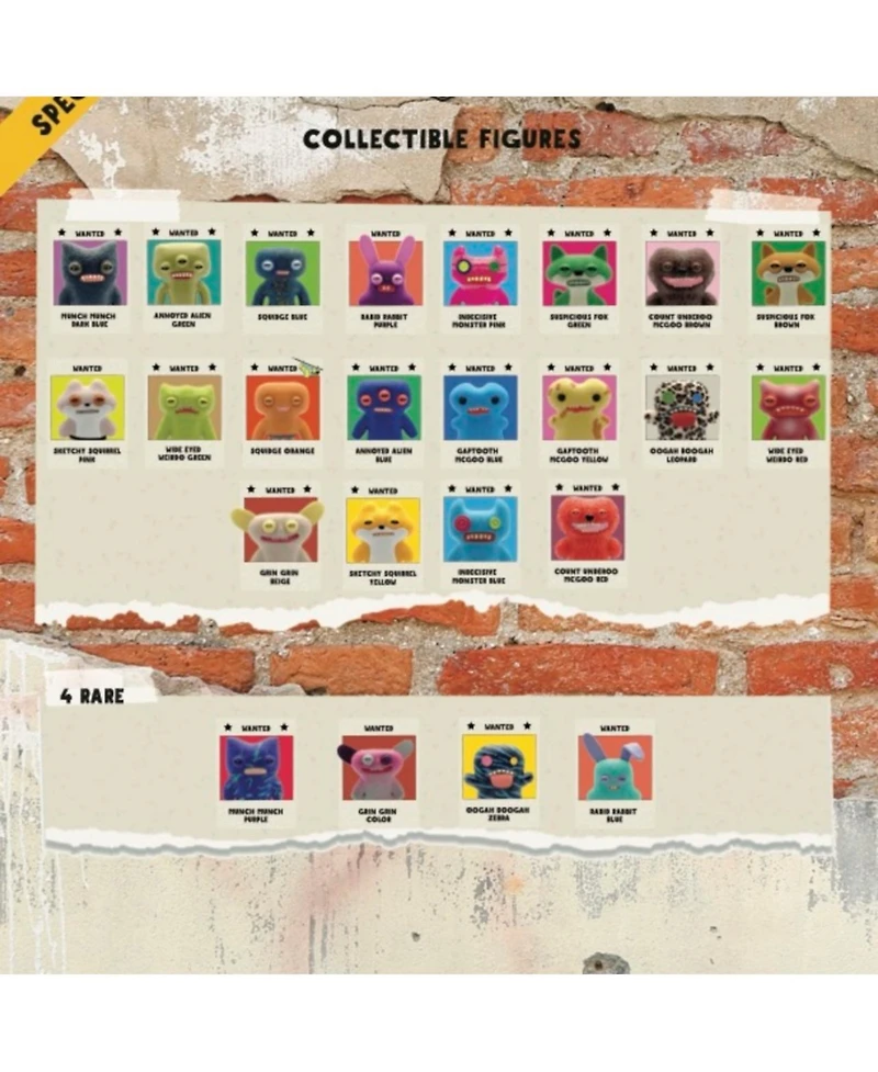 Fuggler Pack of 6 Zuru Mystery Collectible Mini Figures Limited Edition Designs
