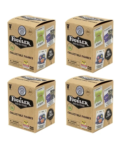 Fuggler Set of 4 Zuru Fuggler Mystery Collectible Mini Figures Limited Edition Designs