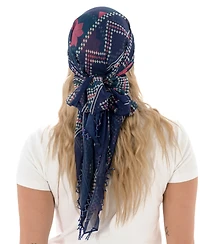 Marcus Adler Satin Abstract Scarf