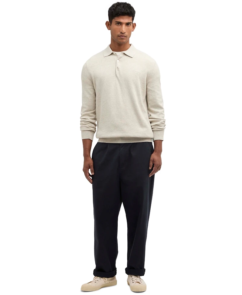 Barbour Men's Long-Sleeve Polo Shirt