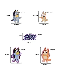 Bluey Enamel Pin Set - 5-Piece Character Collector Pack