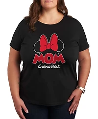 Hybrid Apparel Plus Disney Mom Knows Best Minnie Short-Sleeve Graphic T-Shirt