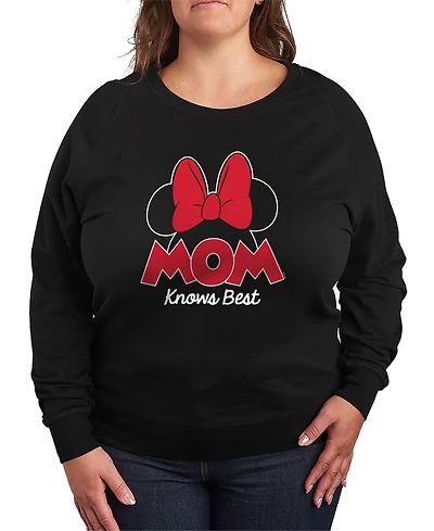 Hybrid Apparel Plus Disney Mom Knows Best Minnie French Terry Long-Sleeve T-Shirt