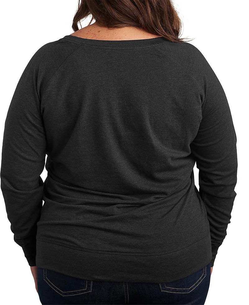 Hybrid Apparel Plus Gilmore Girls Coffee And Cynisism French Terry Long-Sleeve T-Shirt