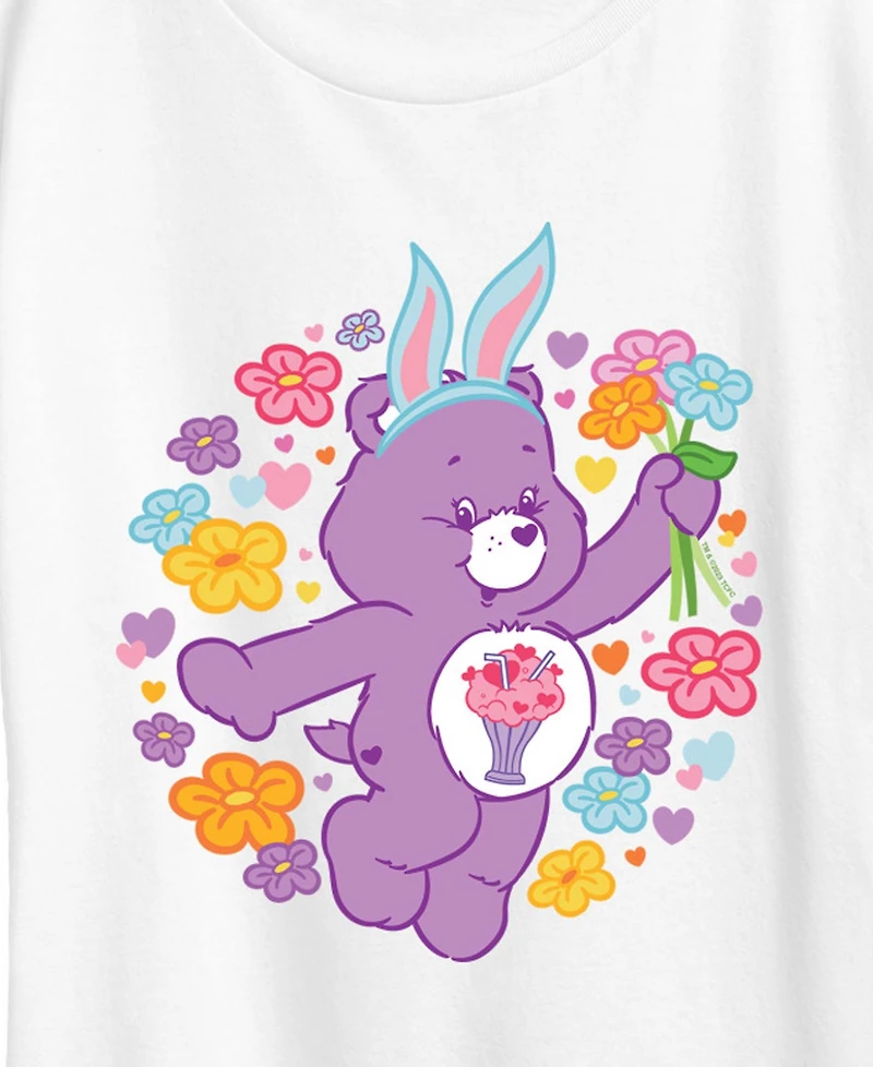 Hybrid Apparel Plus Care Bears Bunny Bear Short-Sleeve Graphic T-Shirt