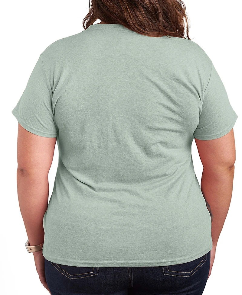 Hybrid Apparel Plus Peanuts Moms Need Bedtimes Too Snoopy Short-Sleeve Graphic T-Shirt