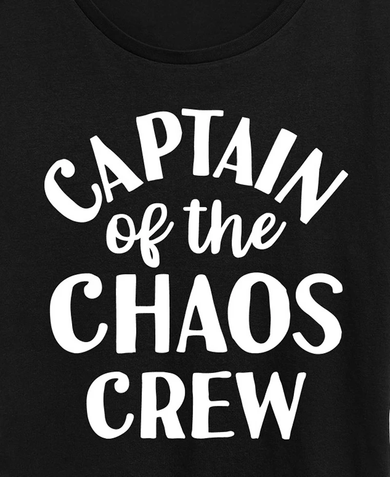 Hybrid Apparel Plus Instant Message Captain Of The Chaos Short-Sleeve Graphic T-Shirt