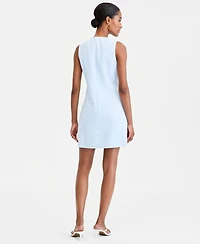 On 34th Women's Solid Crepe Mini Shift Dress, Macy's Exclusive