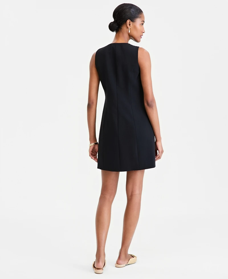 On 34th Women's Solid Crepe Mini Shift Dress, Macy's Exclusive