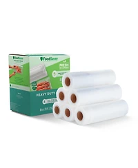 FoodSaver Heavy-Duty 8" x 20' Vacuum Seal Rolls, 6-Count